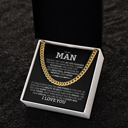 Cuban Link Chain Necklace for Him – Men&