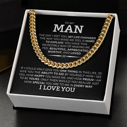 Cuban Link Chain Necklace for Him – Men&