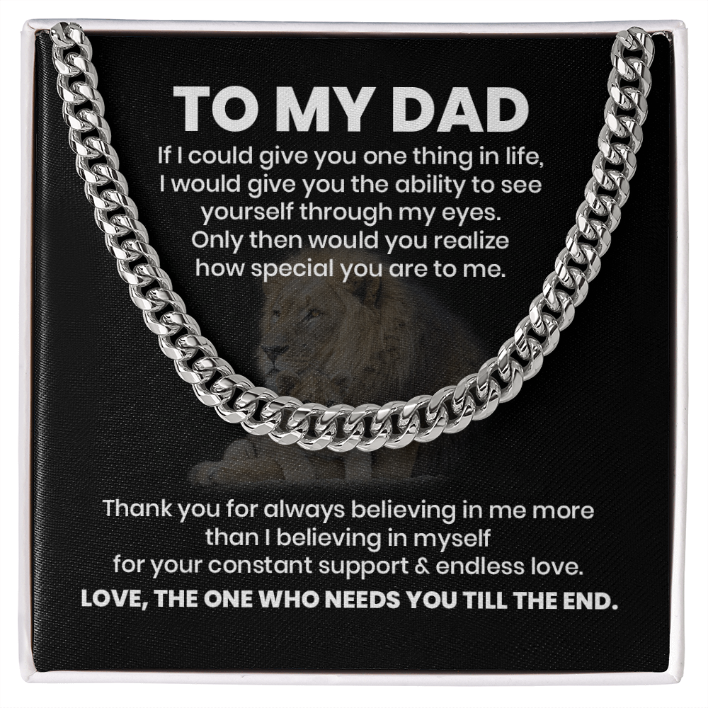 Meaningful Necklace Gift for Dad