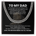 Meaningful Necklace Gift for Dad