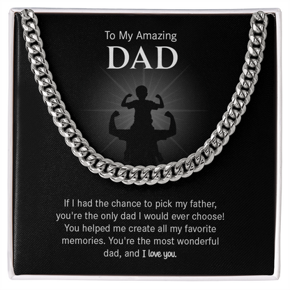 Meaningful Necklace Gift for Dad