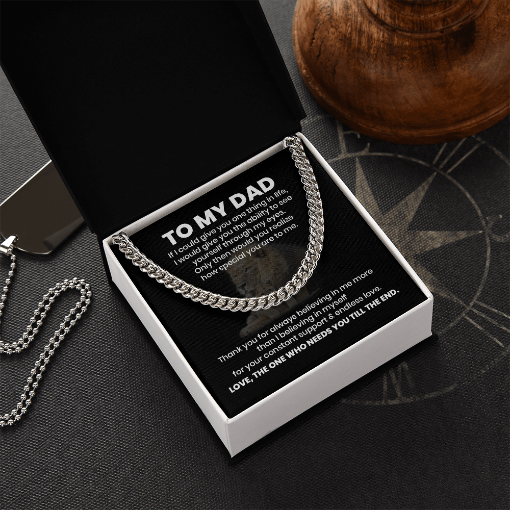 Father’s Day Cuban Chain Necklace
