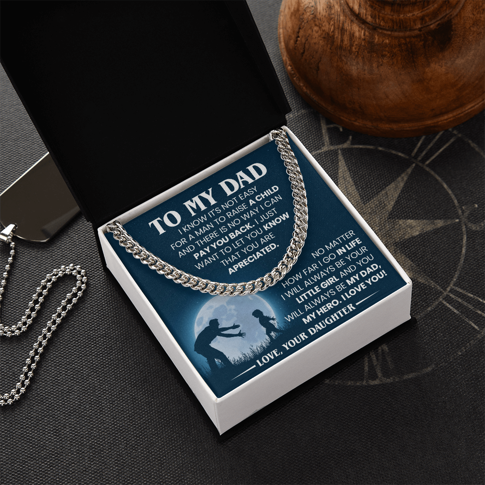 Father’s Day Cuban Chain Necklace

