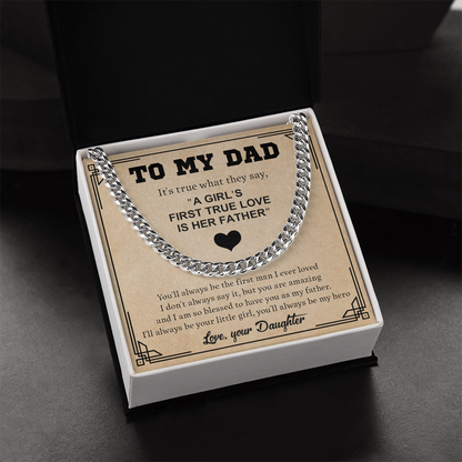 A Girl’s First True Love Is Her Father Necklace
