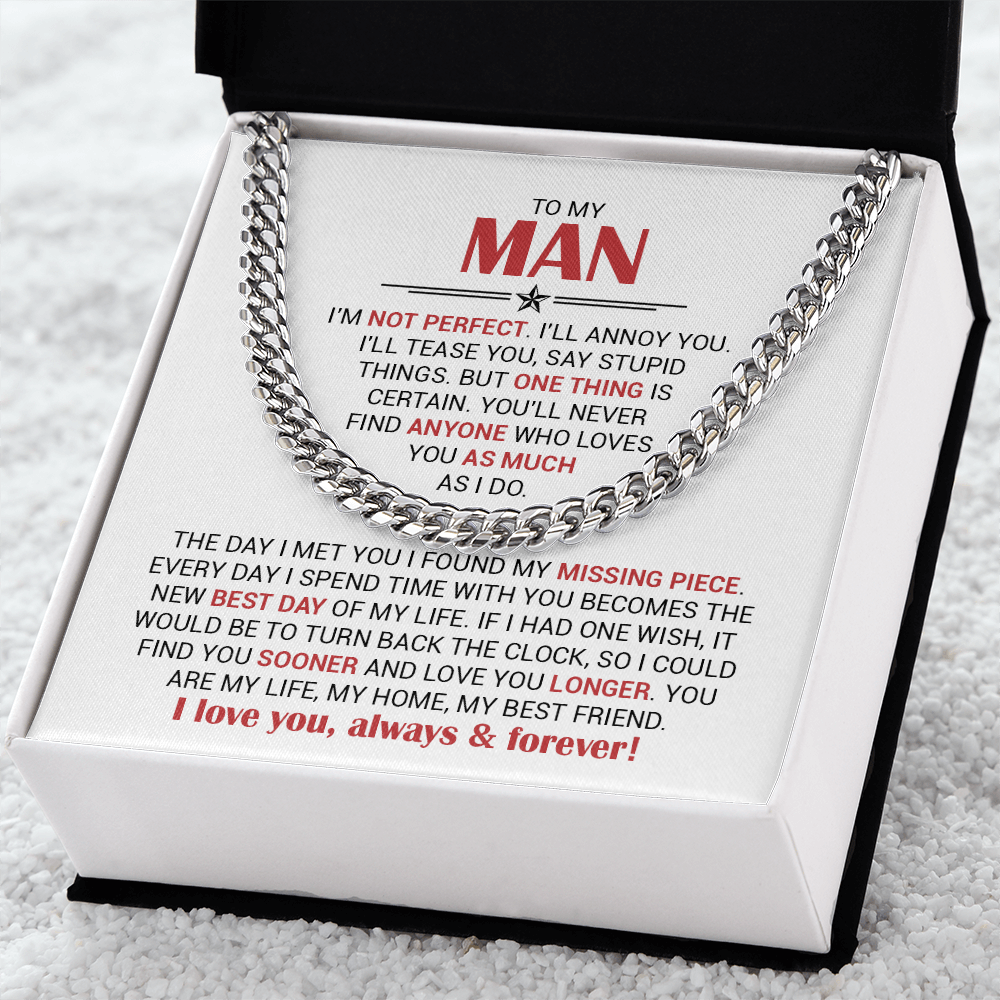 Boyfriend Cuban Chain Necklace
