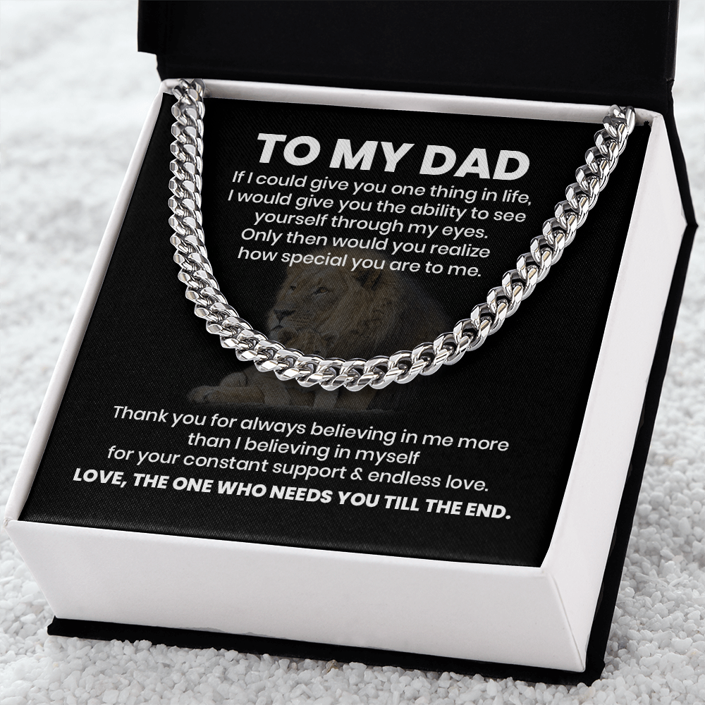 Sentimental Father Necklace Gift
