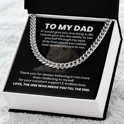 Sentimental Father Necklace Gift
