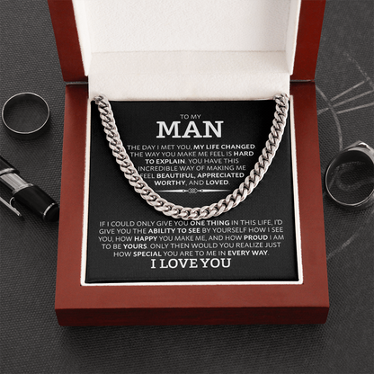 Cuban Link Chain Necklace for Him – Men&