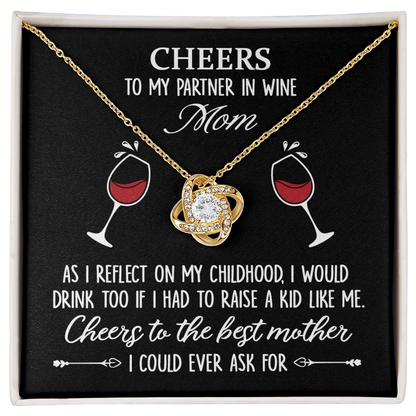 Mother’s Day Necklace for Wine Lover Mom
