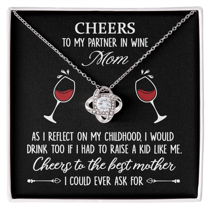 Wine Theme Mom Jewelry Gift