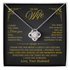 Love Knot Necklace for Wife with Luxury Gift Box

