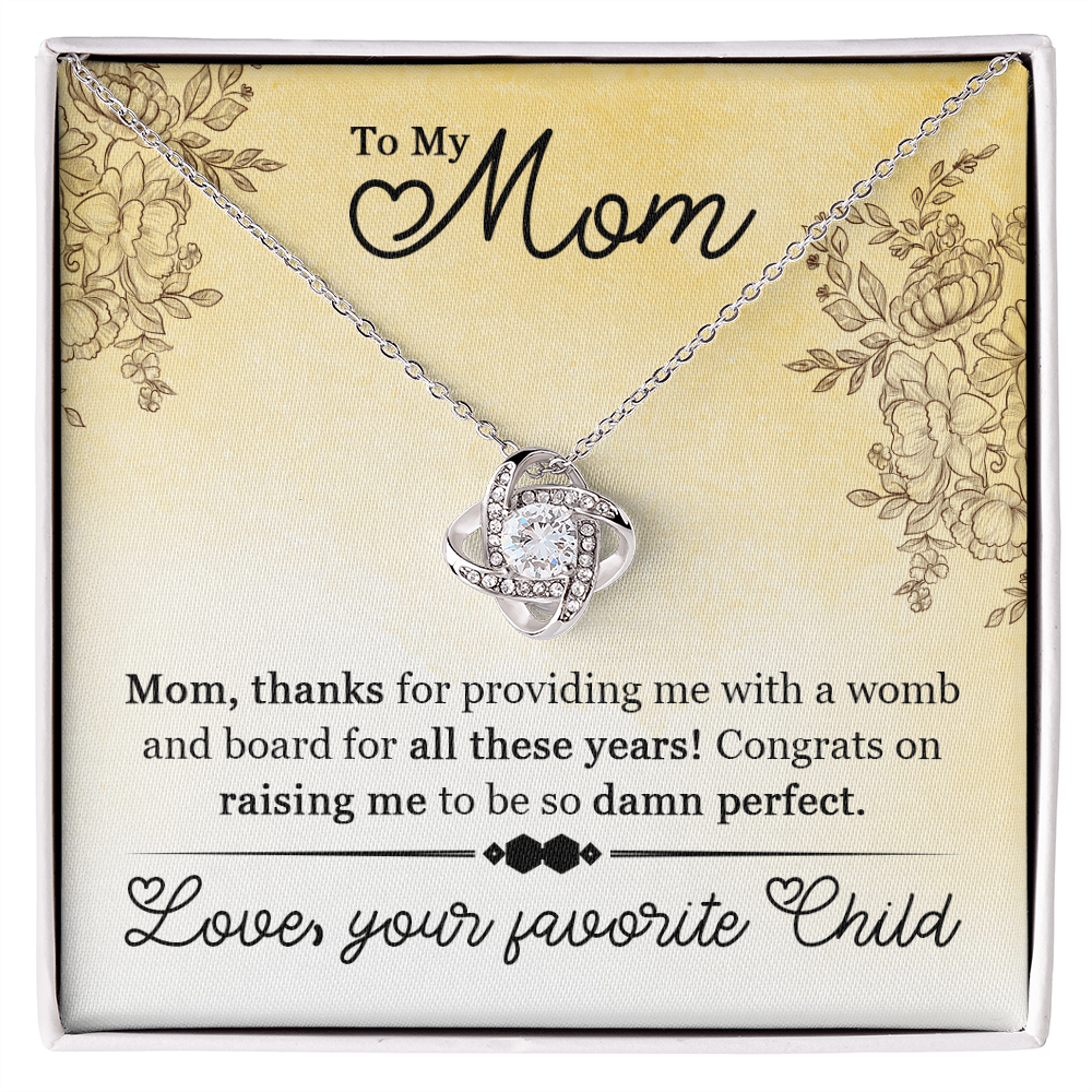 Humorous Mom Jewelry Gift