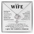 Love Knot Necklace for Wife with Luxury Gift Box

