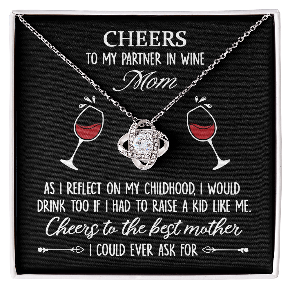 Wine Lover Mom Jewelry Gift