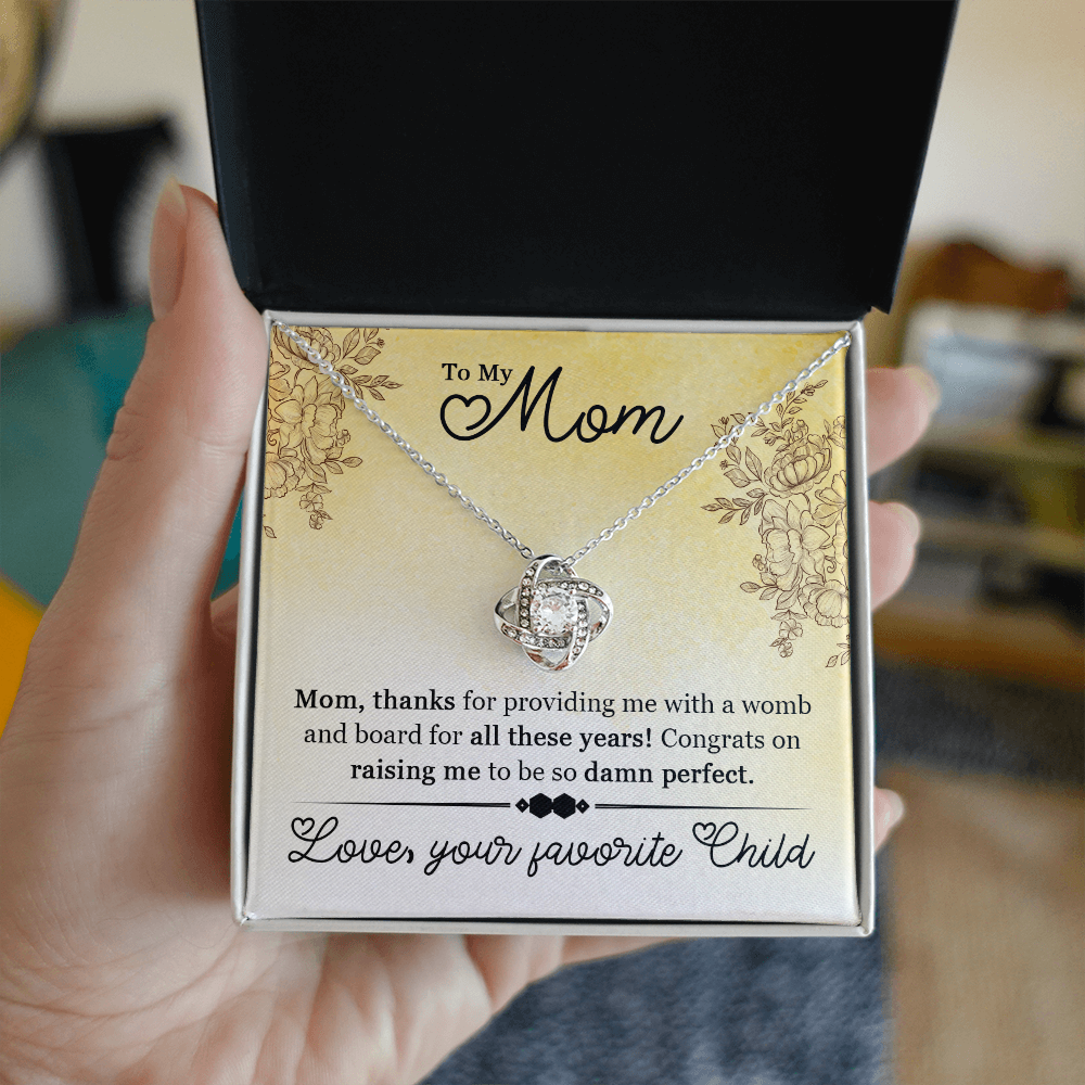 Birthday Necklace Gift for Mom
