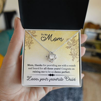 Birthday Necklace Gift for Mom
