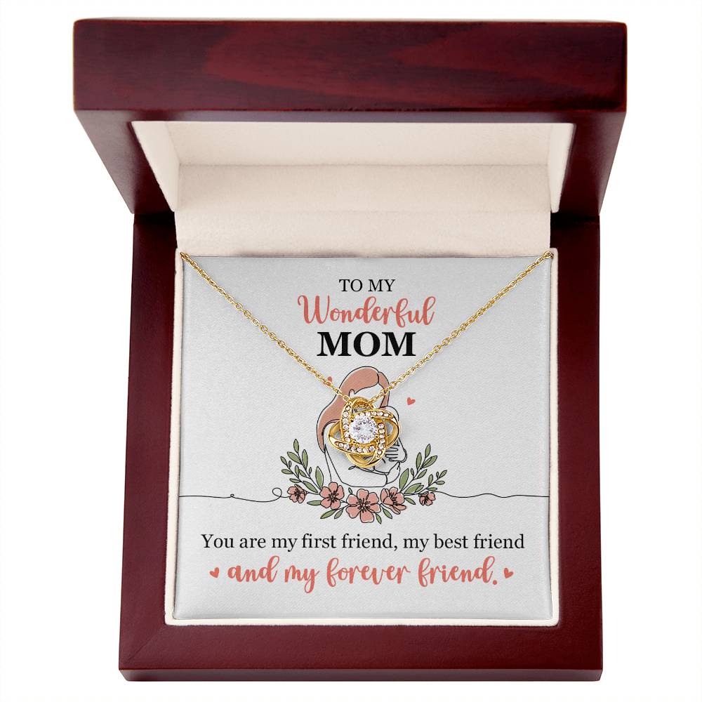 To My Wonderful Mom Necklace
