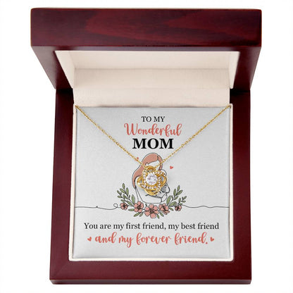 To My Wonderful Mom Necklace
