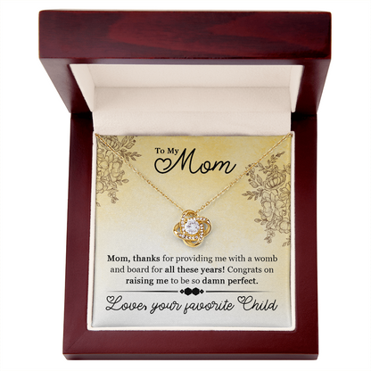 To My Mom Funny Necklace
