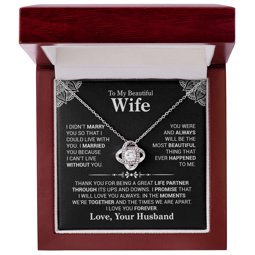 Elegant Necklace Gift for Wife
