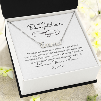 "To My Daughter" - Sentimental Mom Gift