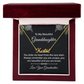 Custom Name Necklace - For Granddaughter From Grandmother