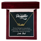 Custom Name Necklace for Daughter from Dad – Personalized Script Pendant (Stainless or 18K Gold), 16–18" Adjustable