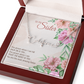 “To My Sister” Signature Style Name Necklace – Custom 11-Char Script, Stainless Steel or 18K Gold, 16–18" Chain, Made in USA