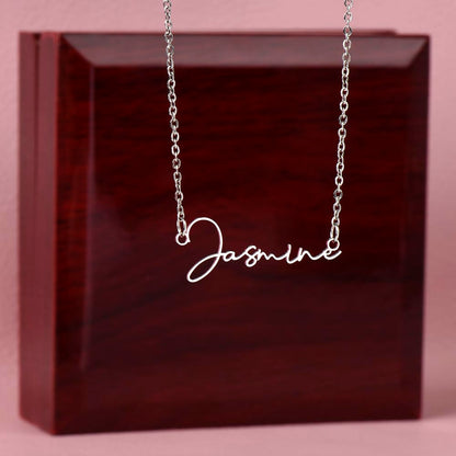 Name Necklace - "To My Sister" Sentimental Gift