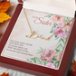 “To My Sister” Signature Style Name Necklace – Custom 11-Char Script, Stainless Steel or 18K Gold, 16–18" Chain, Made in USA