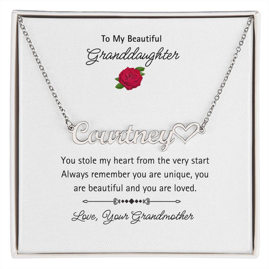 To My Beautiful Granddaughter