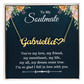 “To My Soulmate” Personalized Heart Name Necklace – Custom 11-Char Script, Stainless Steel or 18K Gold, 16–18" Chain, Made in USA
