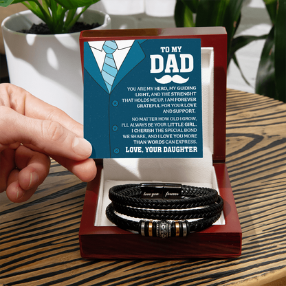 To My Dad Acrylic Plaque – Daughter to Dad Inspirational Gift, Father&