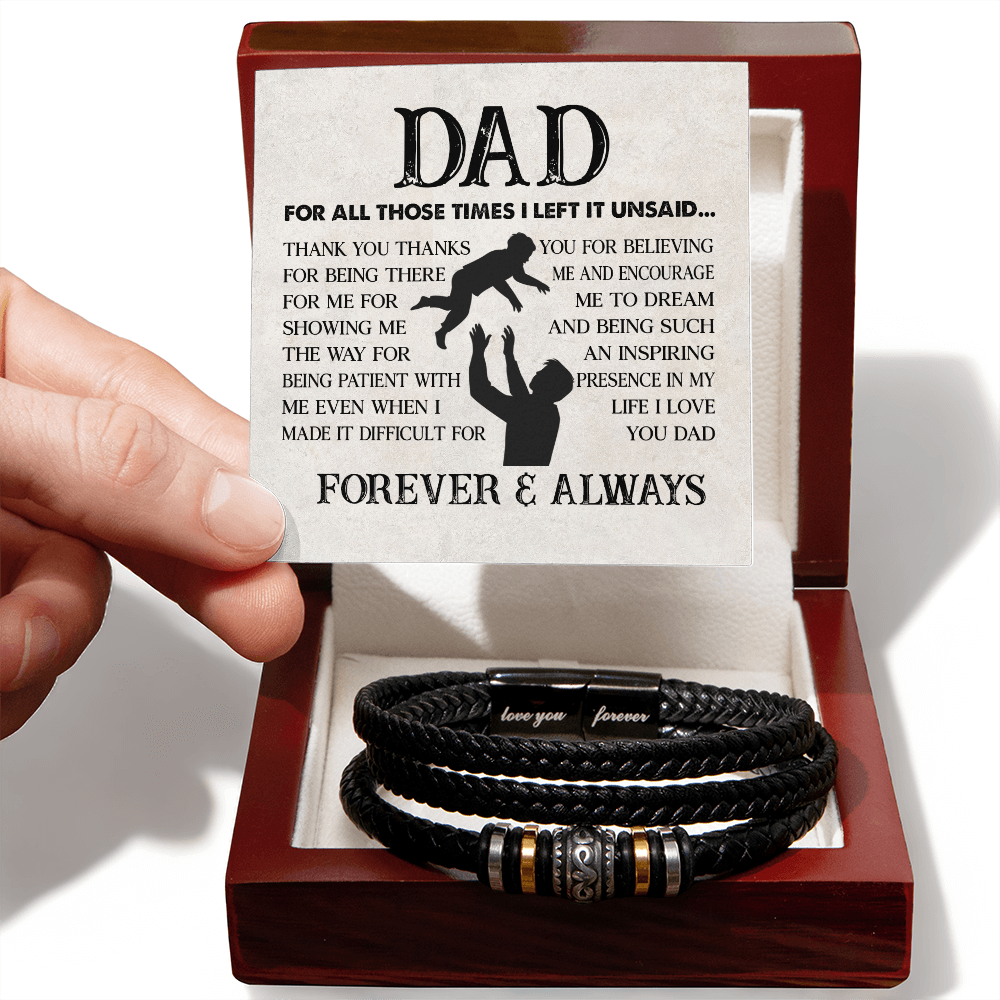 Dad Inspirational Acrylic Plaque – Father and Child Love Keepsake Gift, Sentimental Gift for Dad
