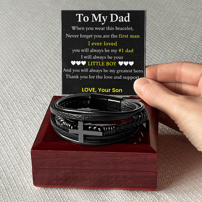 To My Dad Bracelet from Son – Sentimental 