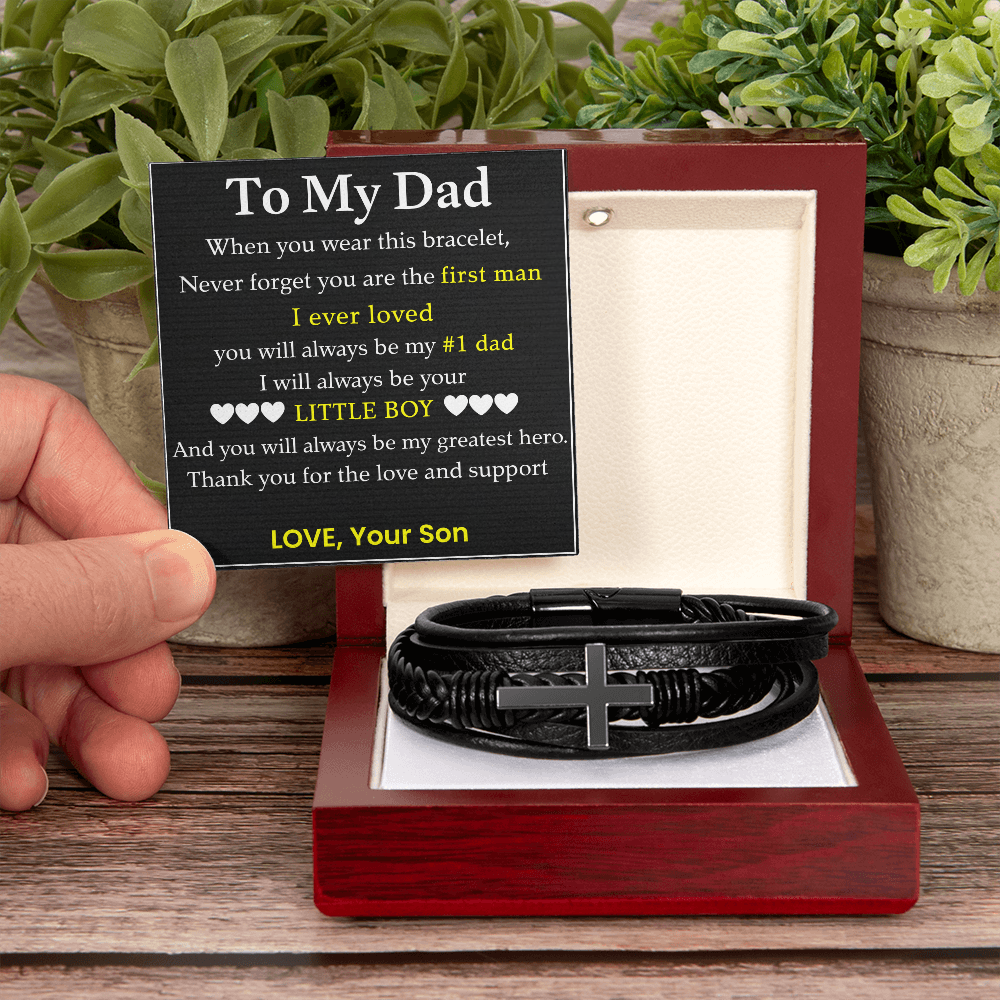 To My Dad Bracelet from Son – Sentimental 