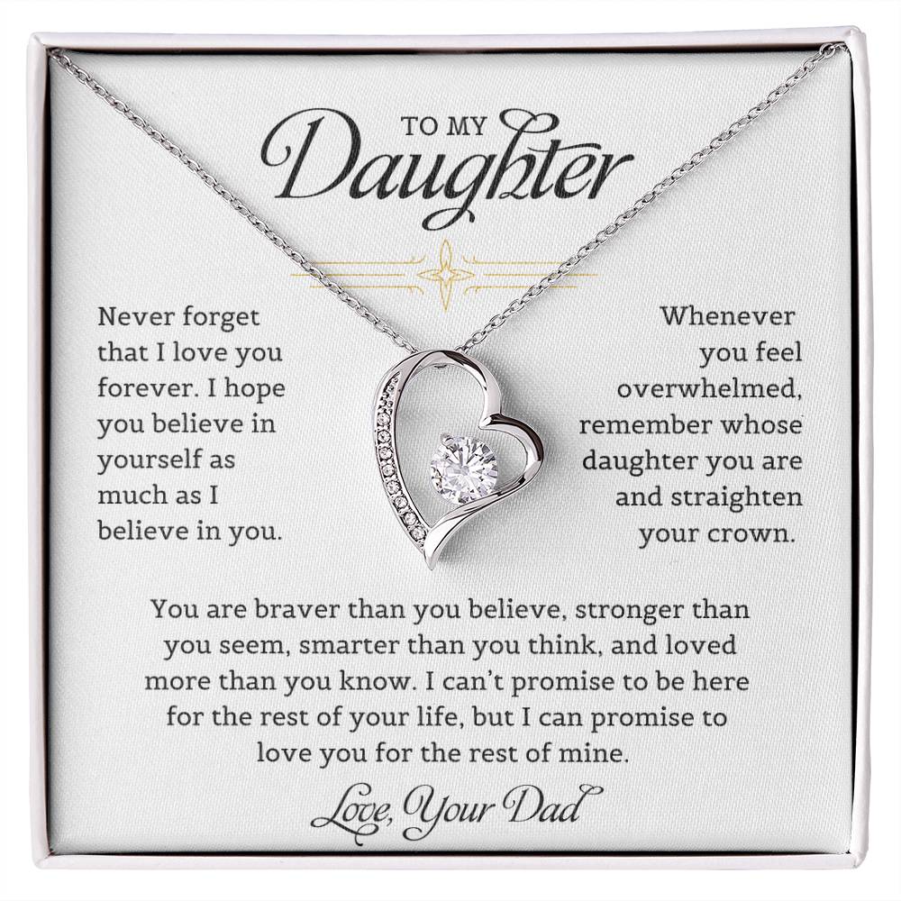To My Daughter | Forever Love Necklace