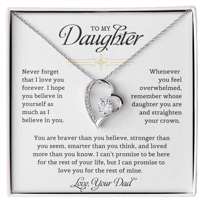 To My Daughter | Forever Love Necklace