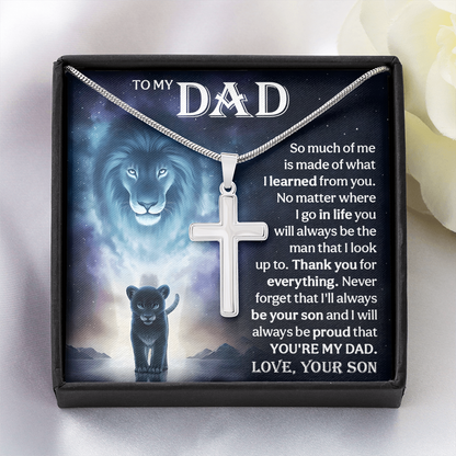 Christian Gift for Father Necklace
