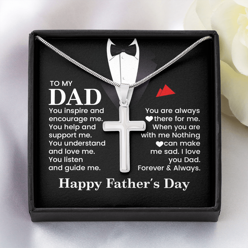 Father’s Day Cross Necklace
