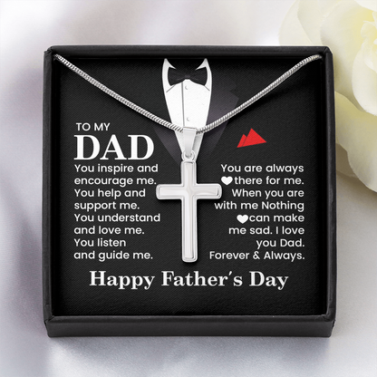 Father’s Day Cross Necklace
