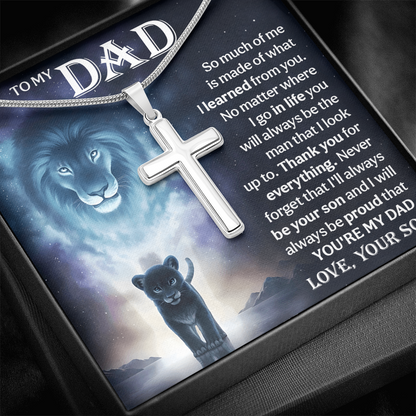 Faith Cross Necklace for Dad
