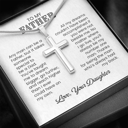 Religious Cross Necklace for Dad
