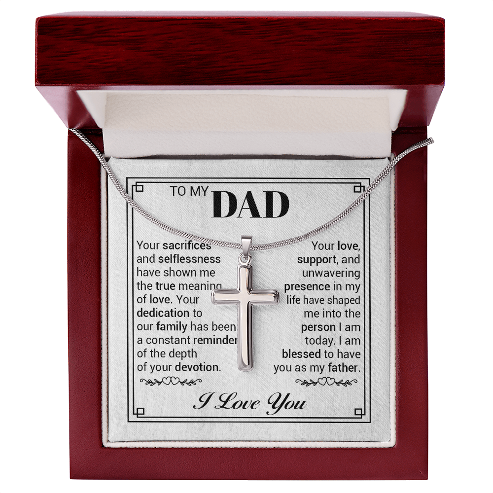 Christian Necklace Gift for Dad
