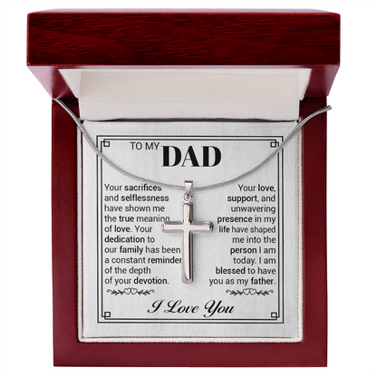 Christian Necklace Gift for Dad
