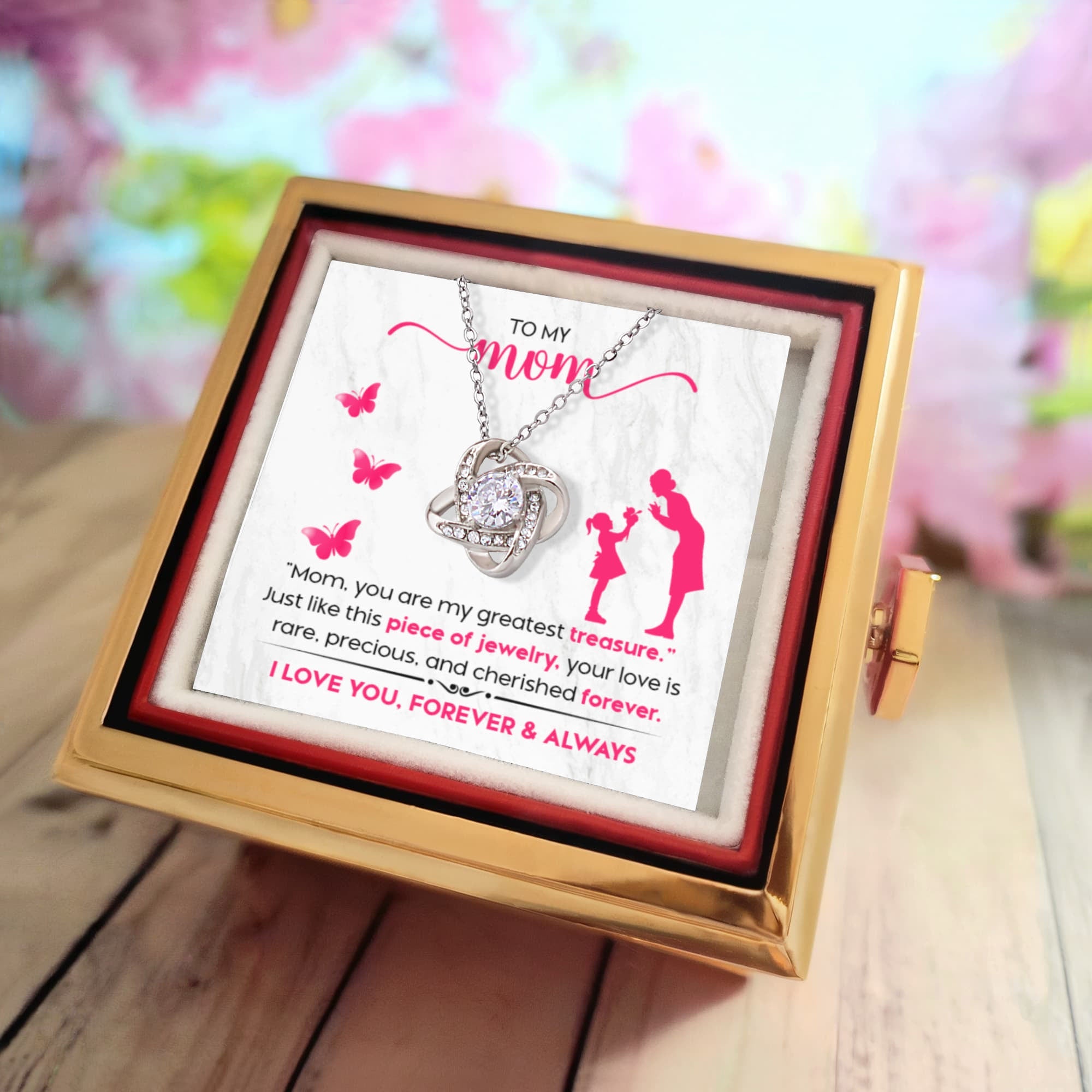 Greatest Treasure Mom Necklace
