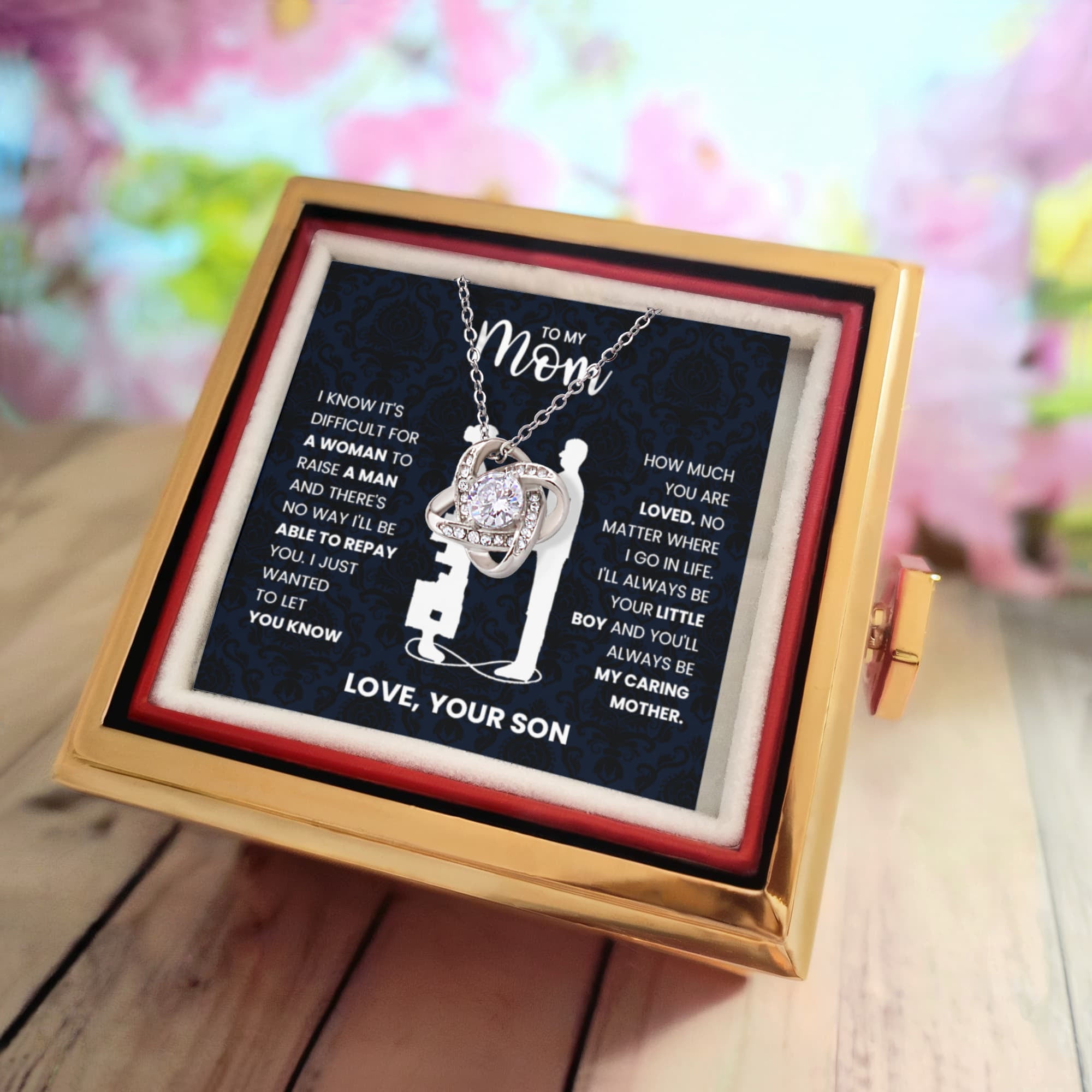 Love Your Son Mom Necklace
