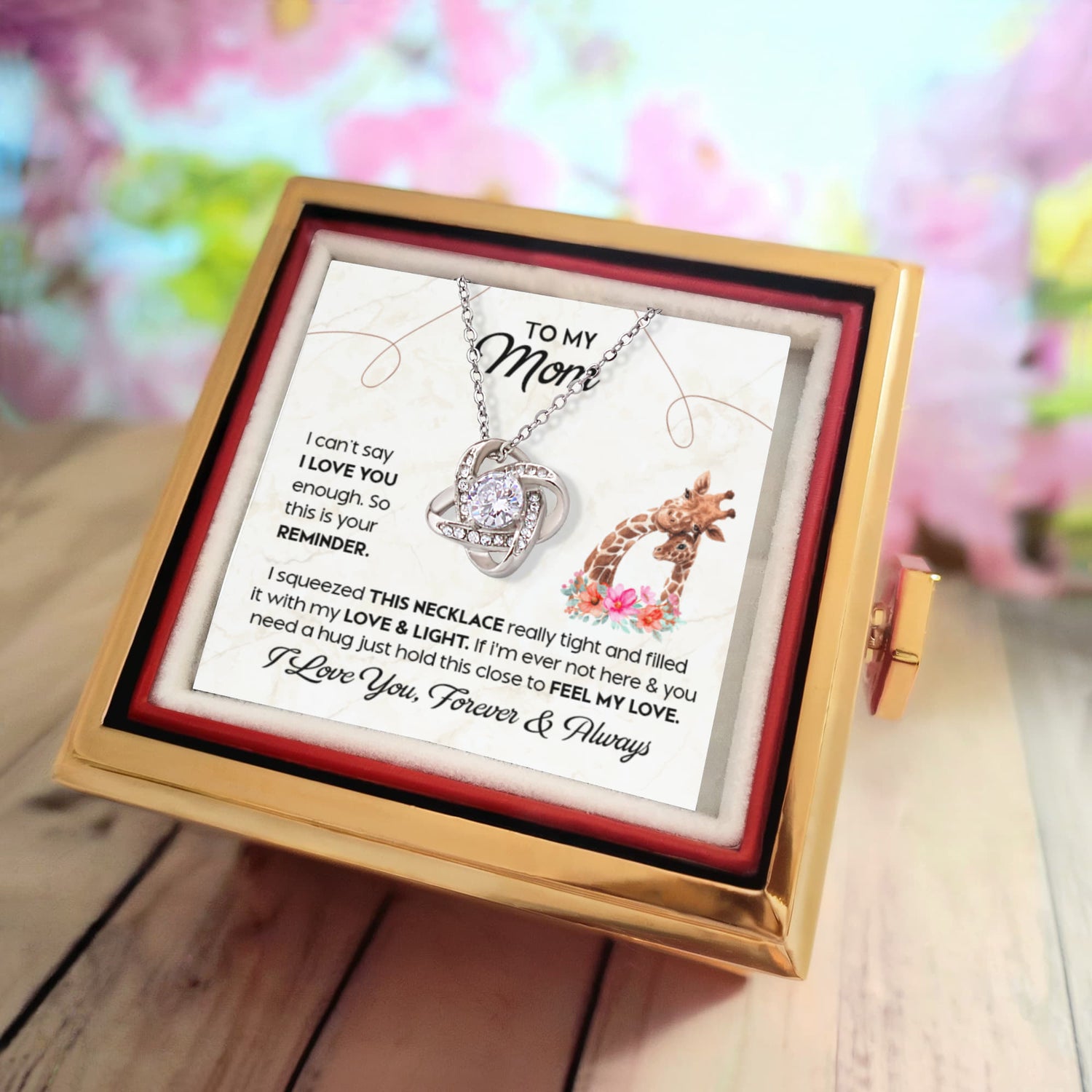 Birthday Necklace Gift for Mother
