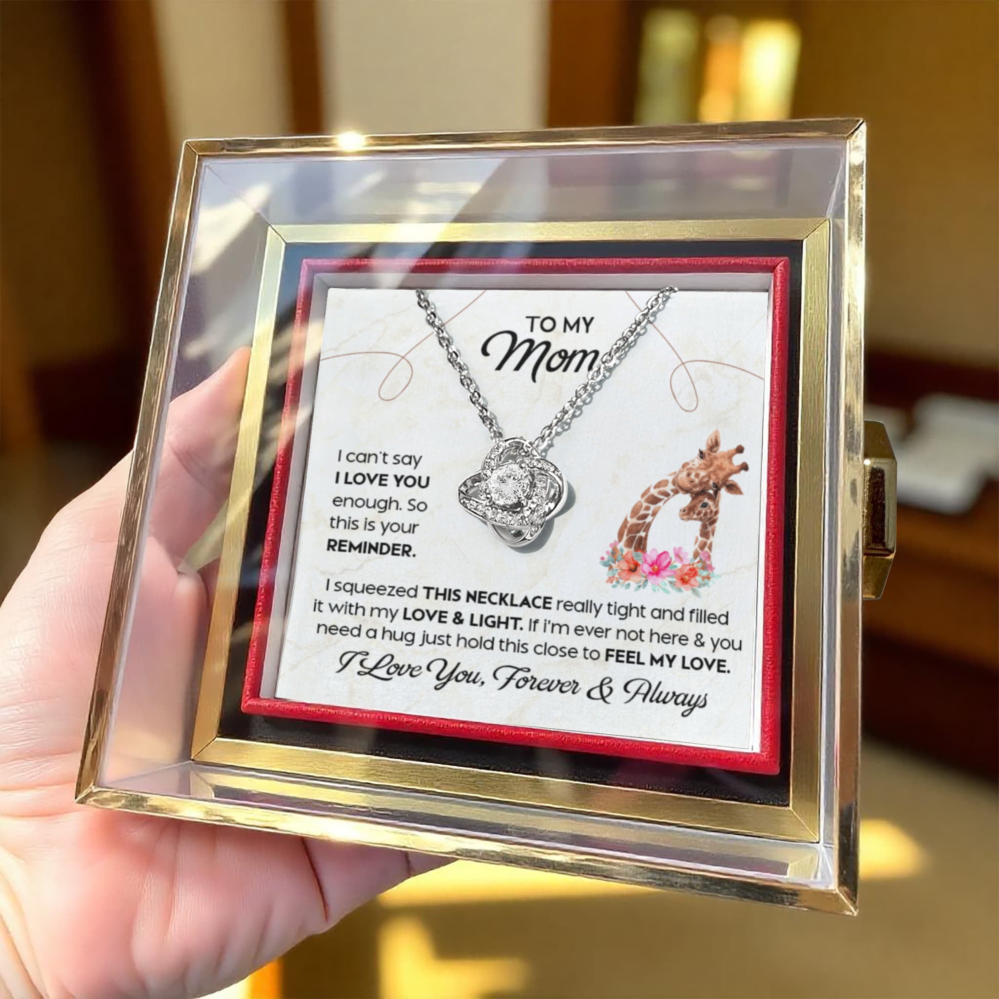 Reminder Necklace for Mom
