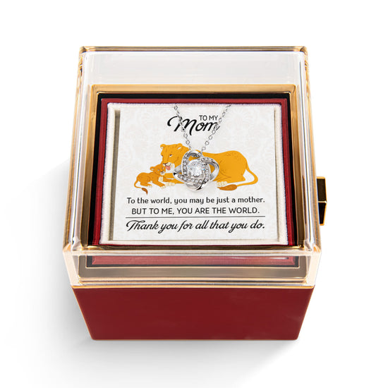  Heart Knot Necklace for Mother
